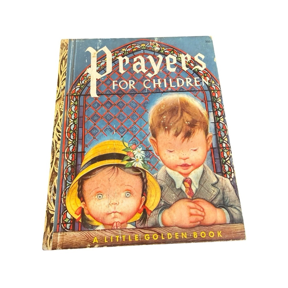 Prayers for Children 1952 Little Golden Book First Edition D Vintage HB